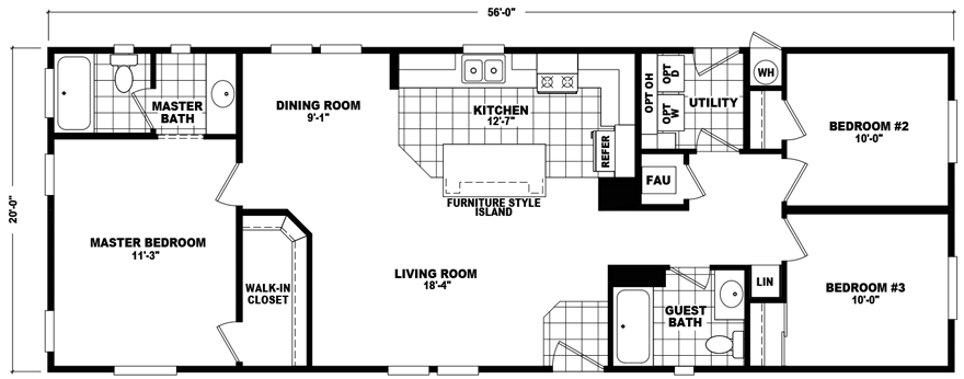 Double Wide Floor Plans The Home Outlet Az